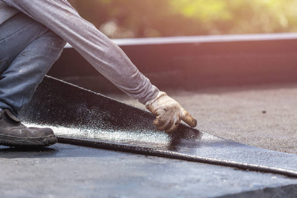 Professional Basement Waterproofing technician working in Atlanta, IN